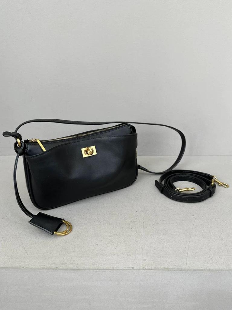 Высококачественная женская сумка-кроссбоди хобо из натуральной кожи 2025