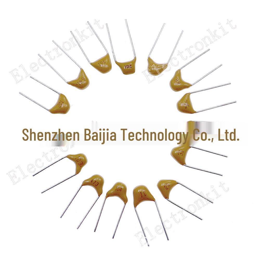 Набор монолитных конденсаторов: 450 штук, 15 типов, 10 пФ - 100 нФ, 50 В