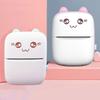 Mini Portable Thermal Printer Cat Shapes Lightweight Wireless Po Label Memo Wrong Question Printer
