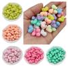 Jewelry Accessories Macaron Color Necklace Making 20pcs Heart Beads DIY Fashion Fart Peach Creamy Medium Bracelet  Accessories
