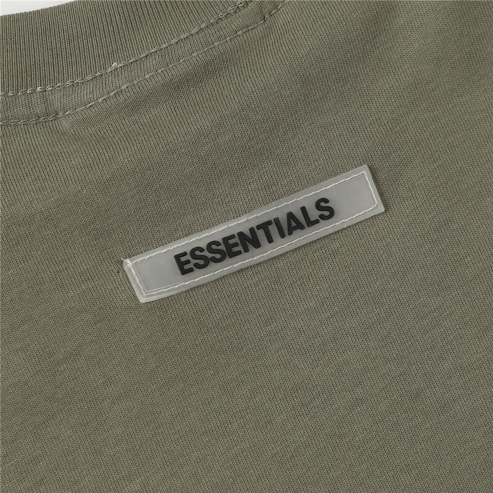 Essentials Футболка для мужчин, свободные футболки с прессованными клеевыми буквами и круглым вырезом, модные мужские и женские футболки с короткими рукавами