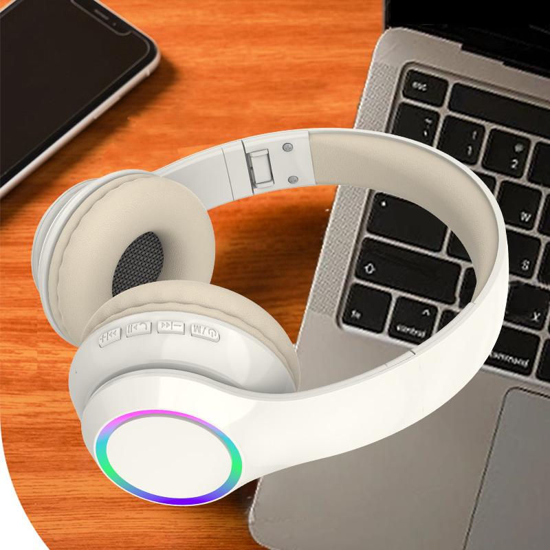 P102 TWS Wireless Headphones Bluetooth Garniture Folding Stereo Headphones and Noise Reduction for Young People
