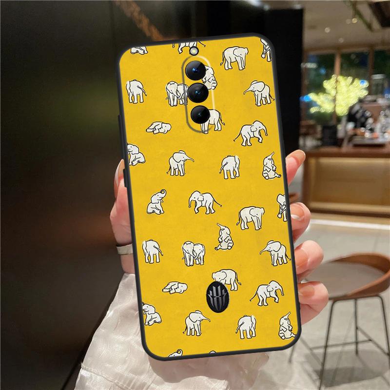 Милый чехол для телефона с изображением слоненка для ZTE Nubia Red Magic 9 Pro Plus 6 7 8 Pro 6S 7S 8S Pro Plus 5G 5S 6R Cover