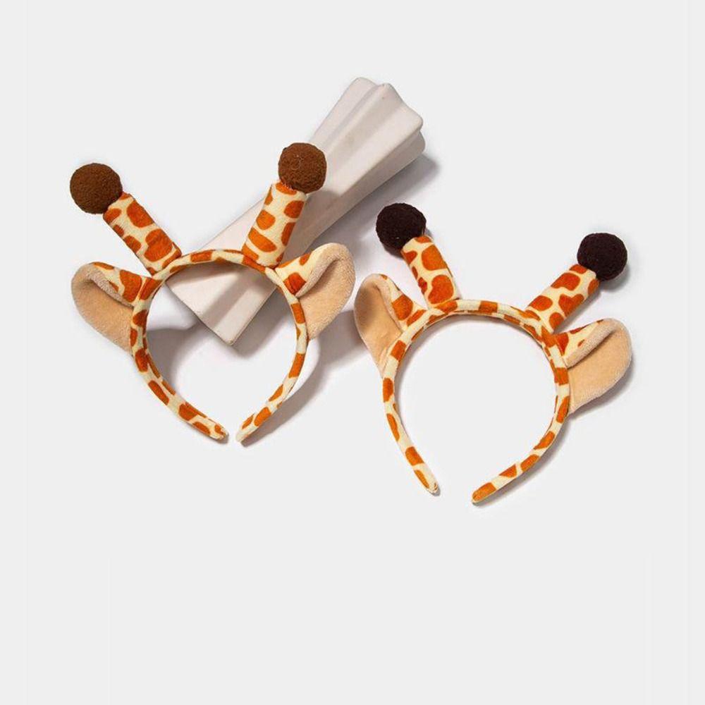 Giraffe Ears Animal Hairbands Korean Style Face Washing Hair Hoop  Girls/Female