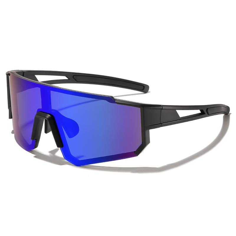 New outdoor cycling glasses, one-piece bicycle windshield sunglasses, European and American sports sunglasses