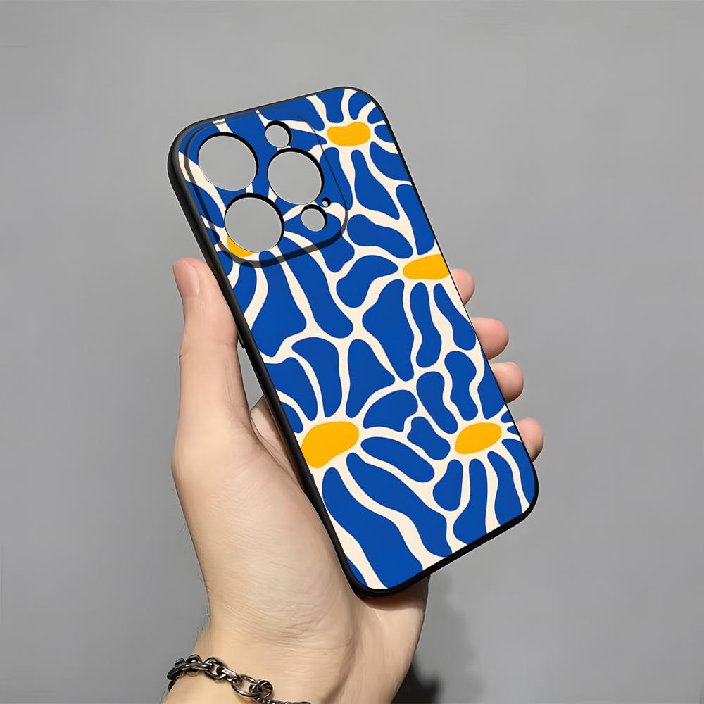 Розовый абстрактный цветок Чехол для телефона Для IPhone 17 Pro Max 16 15 14 Pro Max 13 11 X Xs Xr 8 7Plus Силиконовый чехол