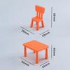 1/12 Coffee Table Chairs Mini Simulation Furniture Model Toys  Doll House Decoration Accessories