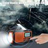 Yousheng Outdoor Аварийное радио с SOS-сигналом, фонариком, солнечной зарядкой, ручной динамо-машиной, перезаряжаемое радио для кемпинга AM/FM/SW Полный диапазон Портативное радио