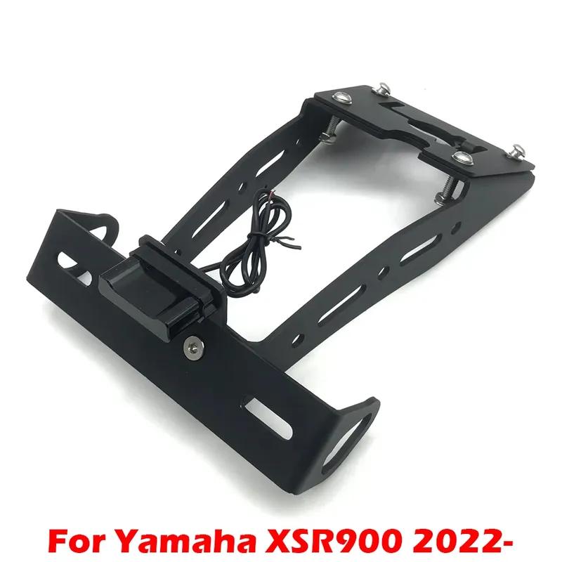 Motorcycle With LED Light License Plate Holder Tail Tidy For Yamaha XSR 900 XSR900 Accessories