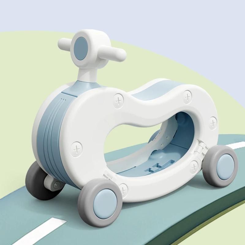 Детские каталки Два-в-одном Качалка Большая игрушечная машинка Машины-каталки Детский ходунок Детские игрушки-шланги для мальчиков девочек детей