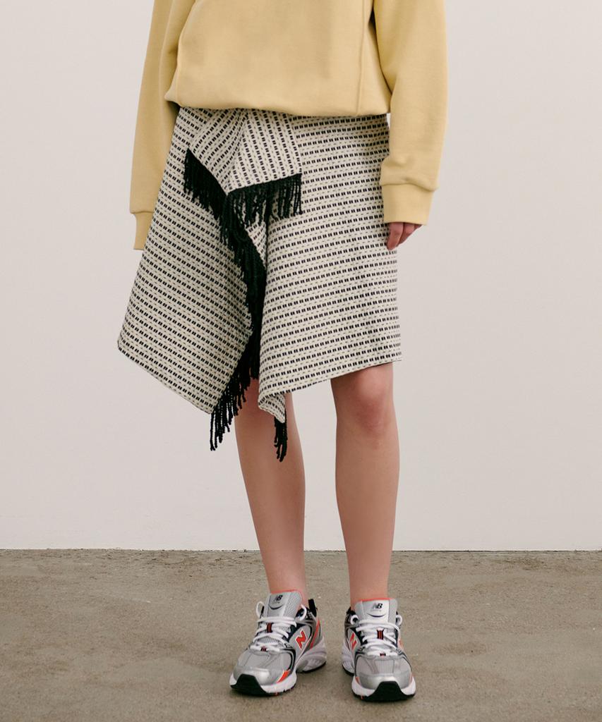 Sinun Fringe Wrap Skirt