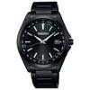 Seiko Watch Watch Seiko Selection Titanium Solar Radio Wave World Time Function Black Edition SBTM333 Men's Black