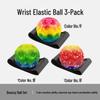 Luminous Rubber Wrist Ball with Elastic Rope - Kids' Rebound Toy for Boys' Boredom Relief