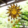 Yousheng Sun Design Sun Catcher Acrylic Hanging Decoration Stained Glass Inspired Suncatcher Window Decor for Garden or Living Room