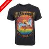 LED ZEPPELIN МУЖСКАЯ ФУТБОЛКА US TOUR 1975 ОРИГИНАЛ И ЛИЦЕНЗИОННАЯ НОВАЯ БЫСТРАЯ ДОСТАВКА!! Футболка Unisex