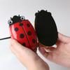 Ladybug Magnetic Pencil Case Board Eraser Storage Box Dual Purpose Eraser Whiteboard Pen Organizer Cartoon Refrigerator Magnet