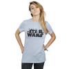 Star Wars Womens/Ladies Minimalist Logo Cotton Boyfriend T-Shirt