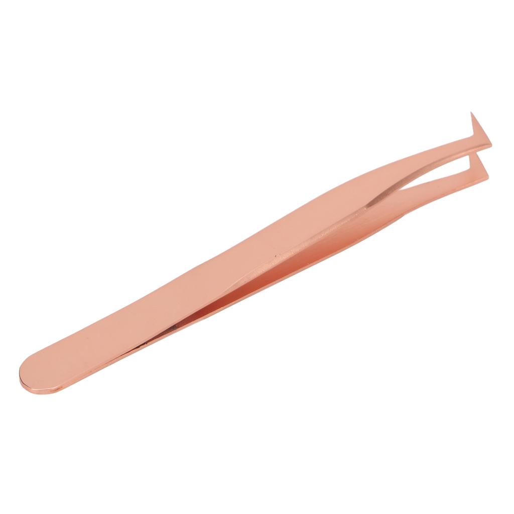 Eyelash Extension Tweezers Stainless Steel Professional Precise Comfortable Grip Tightly Tip Lash Tweezers Rose Gold