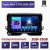 Автомобильный мультимедийный плеер Android 2 Din для Toyota Mark 2 X130 2009-2019, головное устройство, стерео Carplay, GPS-навигация, BT, WIFI, 2 + 32 ГБ
