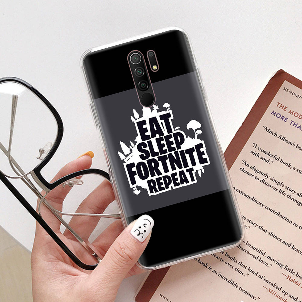Чехол RT89 Fun Fortnite для Samsung A04 A14 A23 A34 A54 M23 M33 M52 M53 Realme 10 9 C30S C35 C55 VIVO Y02S Y21 Y33S Y51 X80 Pro Прозрачный чехол