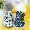 2024 Panda Shirt Vest Dog Clothes Pet New Cotton Polyester Clothes Bomei Dog Clothing