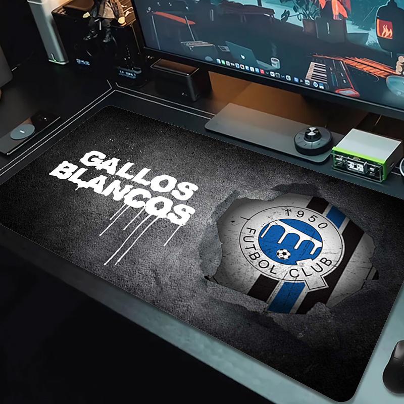 Gallos Blancos Color Mouse Pad Large Gaming Table Cushion Non-slip Laptop Tablet Big Mousepad XXL Mat Mini PC Playmat With Lock edge