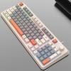 Механическая проводная RGB-клавиатура с регулируемой громкостью, отдельной ручкой, 94 клавиши, RGB, дизайн в смешанных цветах, светящаяся