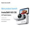Insta360 GO 3S 4K камера для большого пальца: Идеально подходит для видеоблогов, велоспорта, спорта и приключений с домашними животными.