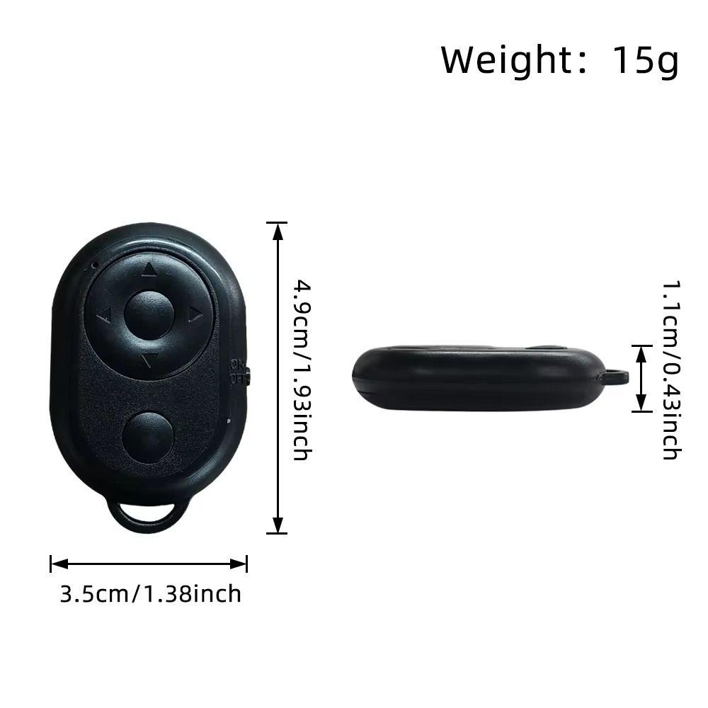 Plastic Bluetooth Remote Black Selfie Stick Bluetooth for iPhone/ Xiaomi/ IOS/ Android Self-Timer