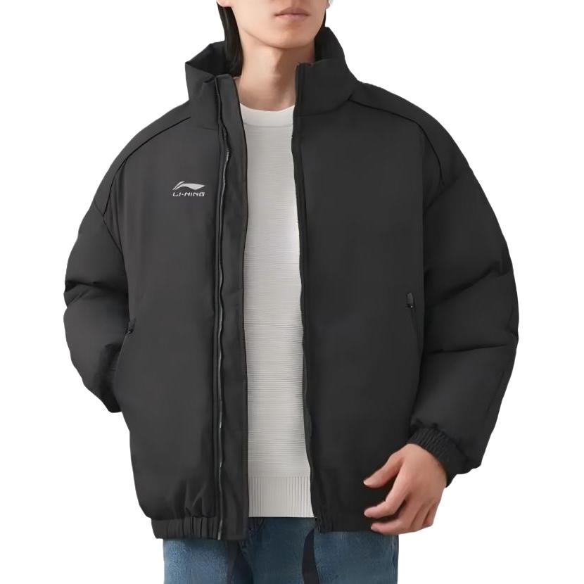 Li Ning Puffer Jacket Unisex Black YJMU013-1