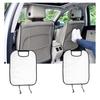 NOELAMOUR Защита от пинков Чехол на сиденье автомобиля Чехол на сиденье Защита спинки от пятен Грязь Дети Водонепроницаемый Набор из 2 штук (прозрачный)