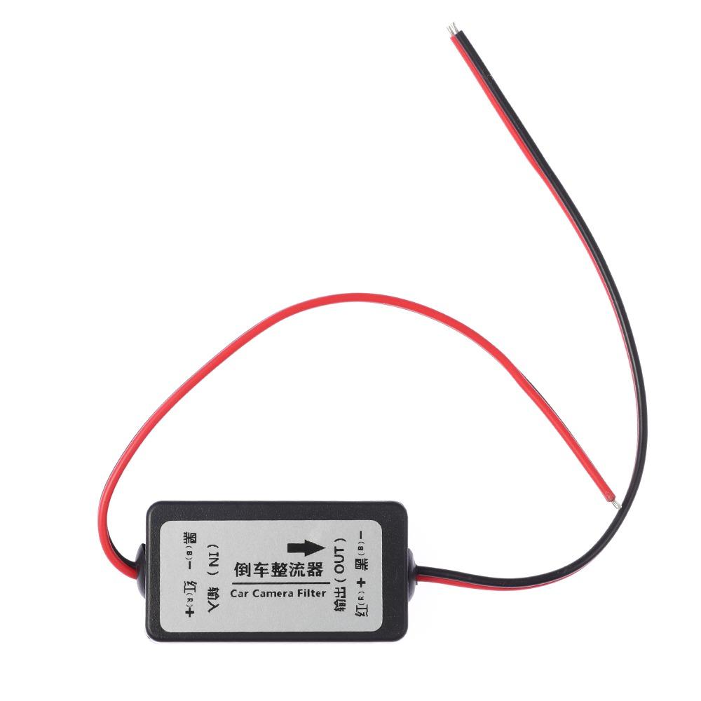 Interference for Car Rear View Monitor Screen Relay Capacitor Rectifier Filter 12V DC Power
