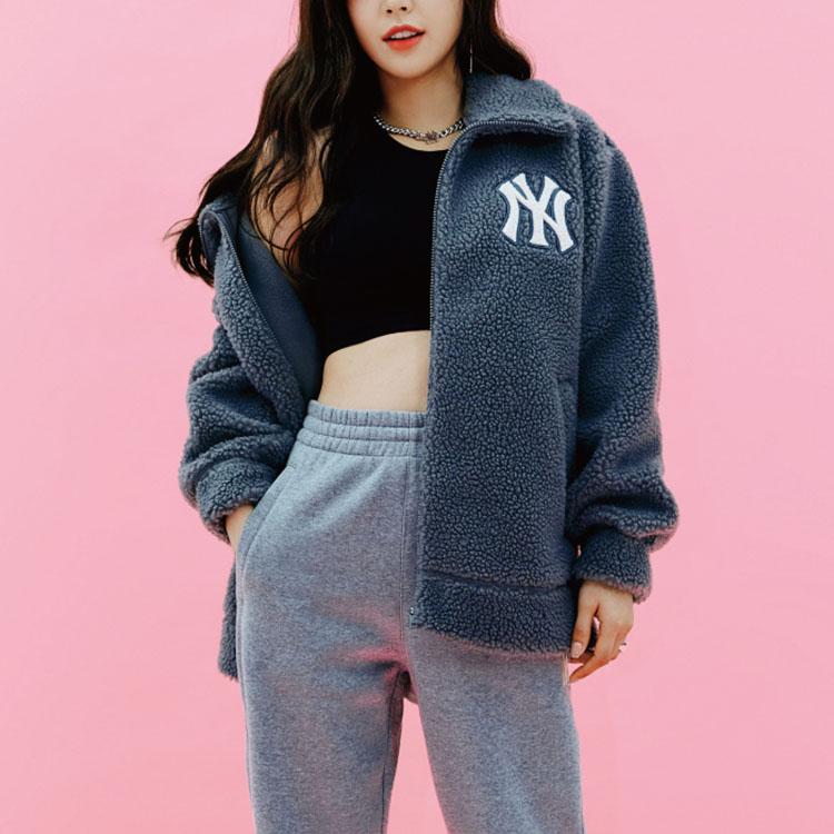 Новые бархатные куртки MLB New York Yankees Унисекс Угольно-черный 3AJPF0316-50GRD