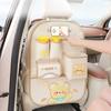 Милый мультяшный автомобильный держатель для спинки сиденья сумки для хранения противоударный коврик протектор для детей многофункциональные карманы для хранения подставка мусорное ведро