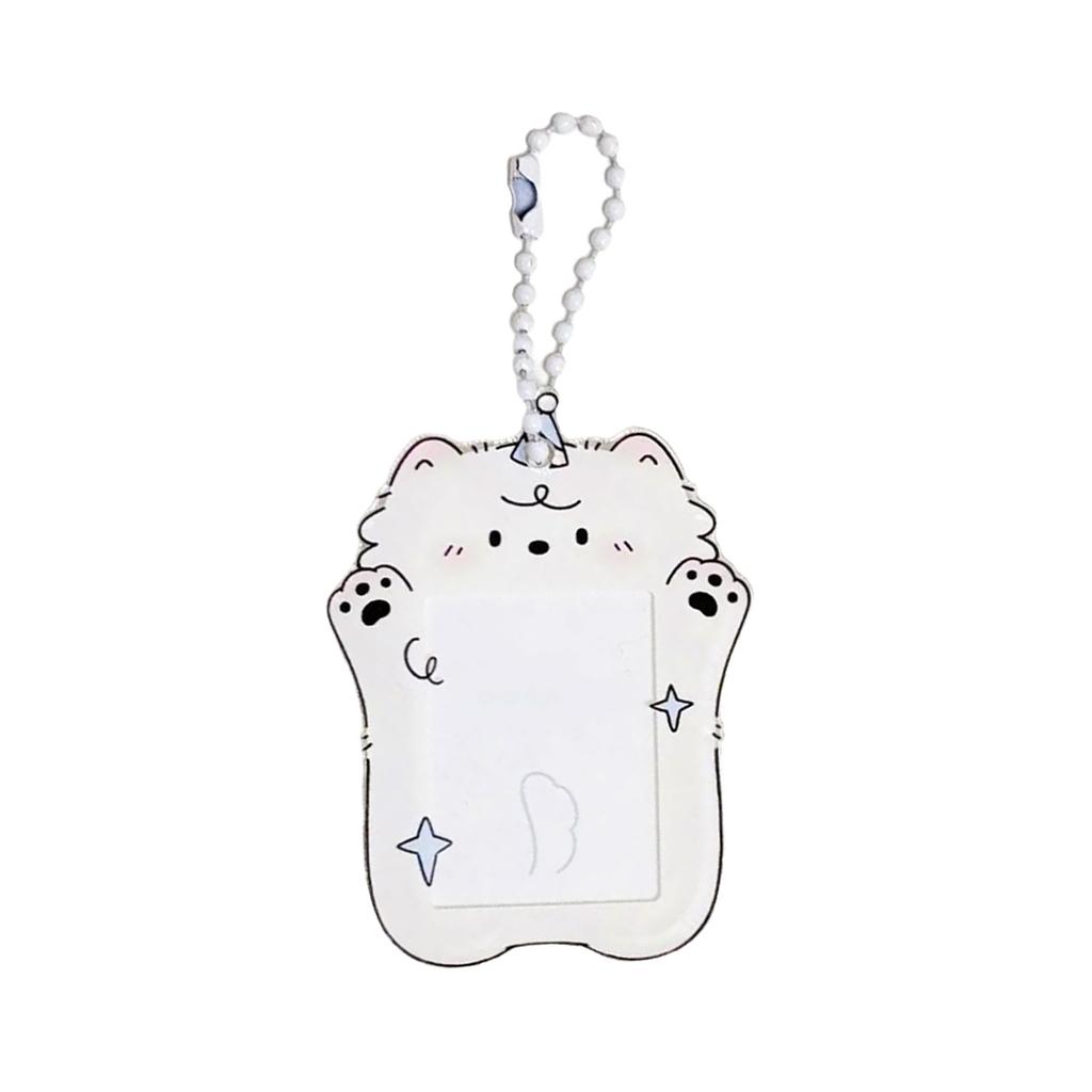 K-pop Держатель для фотокарточек Брелок Держатель для ID-бейджа с брелоком Подвеска для студенческого проездного билета для школы, офиса, путешествий