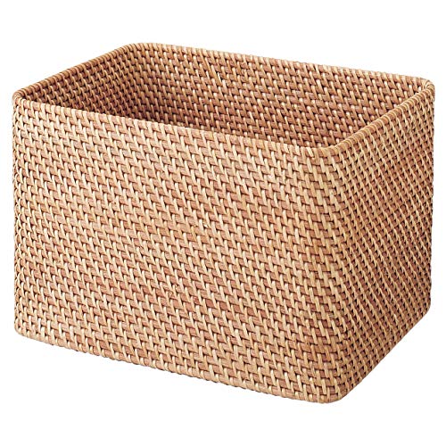 Прямоугольная плетеная корзина MUJI, большая, штабелируемая (В) приблизительно. 36 см Ш x 26 см Г x 24 см В 47381313 Корзина