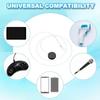 Retractable Remote Organizers Universals Adhesive Backing Fit TV Controllers Reusable Pad for Home Office Use