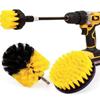 3Pcs Drill-Brush Cleaner Grout Power Drills Scrubber Cleaning Brush Drill Brush Attachment Set for Cleaning Wheel Bathroom Tub