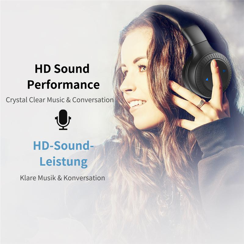 B20 Headphones Wireless Headset Bluetooth 5.0 HIFI Sound with 30mm Loudspeaker Music Stereo for Phone