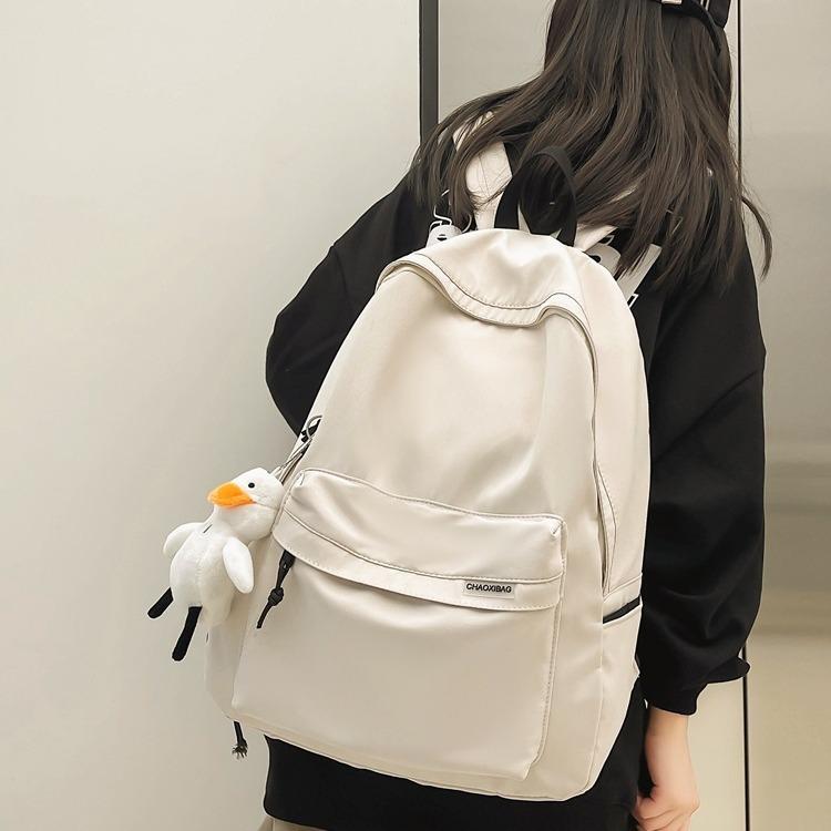 Backpack Men'S Japanese Simple Large Capacity Travel Backpack Women'S Leisure Trend College Student School Bag