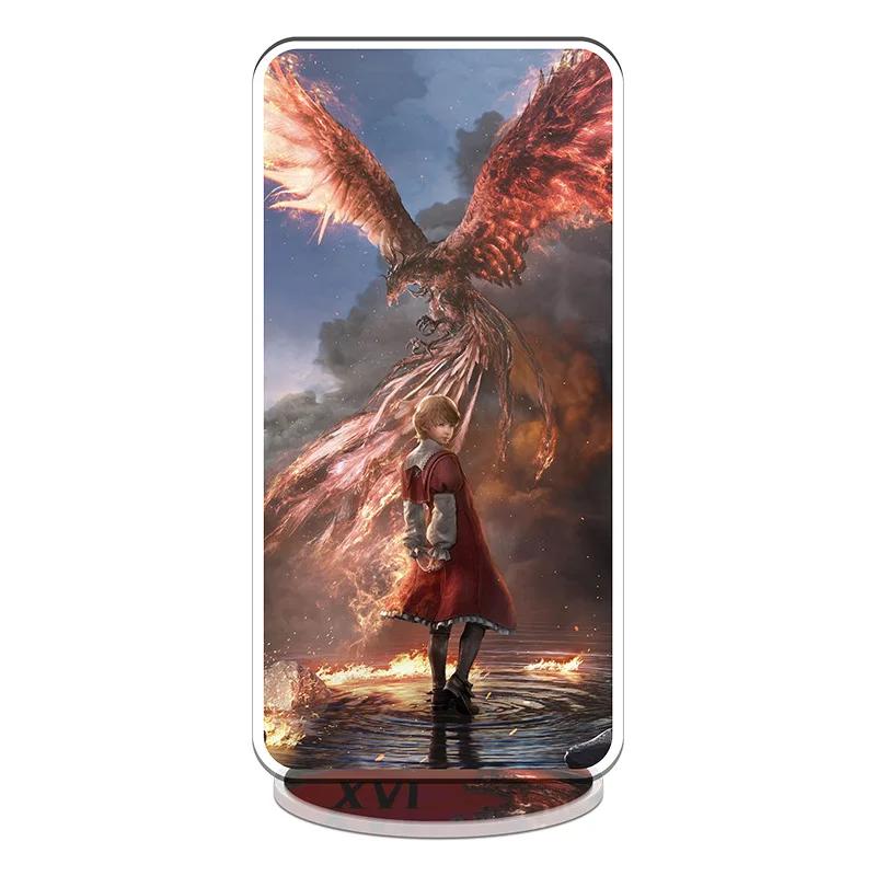 16см Фэнтези Игра Периферия КЛАЙВ-РОЗФИЛД Акриловые Стенды с Персонажами Карточные Подарки для Мальчиков Коллекция Украшение Игрушки Куклы