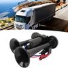 DC12V Dual Trumpet Air Horn 130dB Sturdy Dual Air Horn Easy Install Super Loud Train Horn  Train