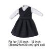 Toys Handmade Doll Accessories Tops Casual Skirts Navy Style Clothes Mini T-shirt Dressing Clothes