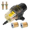 Marine Parts Fuel Filter UF-10K Oil and Water Separator Outboard Motors Fuel Tank With 2Pcs Extra Filter