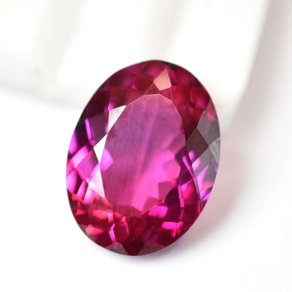 Natural Pink Sapphire 12.45 Ct CERTIFIED Oval Cut Gemstone For Jewelry Making