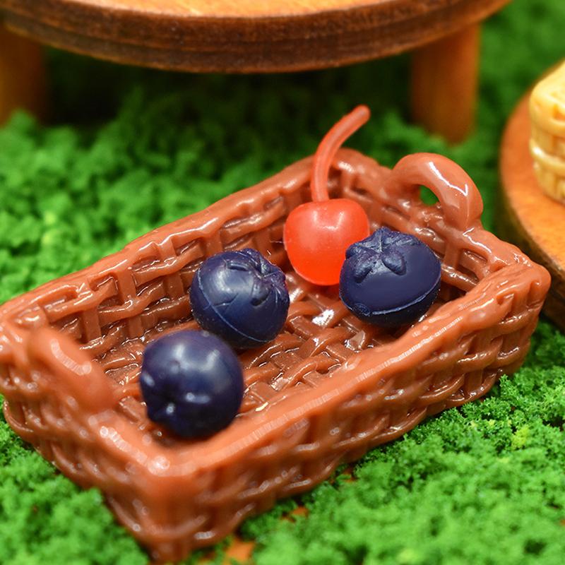 5 шт. 1/12 кукольный домик имитация хлебных корзин модель кукольный домик миниатюрная кухонная мебель украшения кукольные домики аксессуары