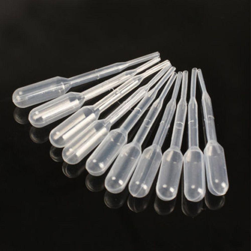 Disposable Multi-function 100Pcs Eye Dropper Plastic Practical Pipettes Dropper Graduated Transfer