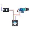 Fan Governor PWM Fan Speed Controller 12V 4 Pin Low Power PWM Speed Control Switch with Knob Adjustable Fan Regulator