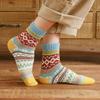 Pairs Winter Warm Crew Socks for Women Thick Mid-Calf Knitted