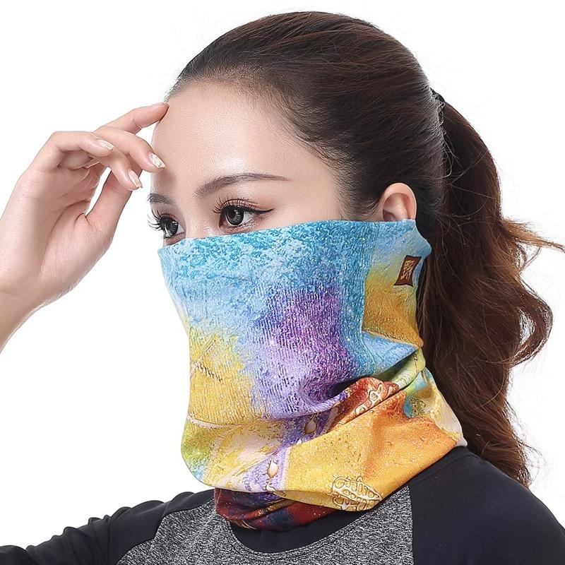 Outdoor Seamless Headscarf Sun Mask UV Protection Breathable Cycling Bicycle Face Care Men's Neckerchief Cover Women's Face Towel